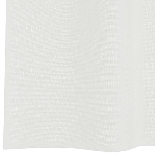 Voile Vorhänge mit Schlaufen 2 Stk. Weiß 140x140 cm