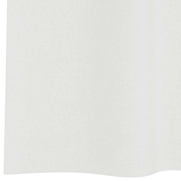 Voile Vorhänge mit Schlaufen 2 Stk. Weiß 140x225 cm