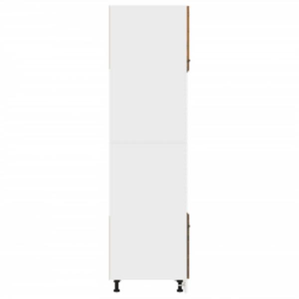 Mikrowellenumbauschrank Räuchereiche 60x57x207 cm Holzwerkstoff
