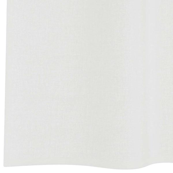 Voile Vorhänge mit Schlaufen 2 Stk. Weiß 140x245 cm