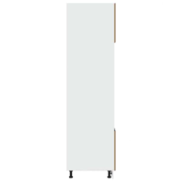Mikrowellenschrank Artisan-Eiche 60x57x207 cm Holzwerkstoff