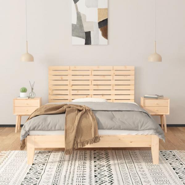 Wand-Kopfteil 141x3x63 cm Massivholz Kiefer