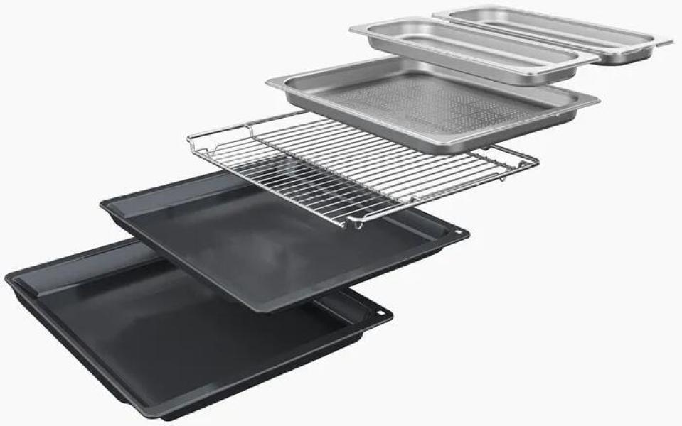 Siemens HS758G3B1 iQ700 A+ Einbau-Dampfbackofen, 60 cm breit, 71 L, cookControl Pro, Sprachsteuerung, Kindersicherung, 22 Heizarten, Schwarz