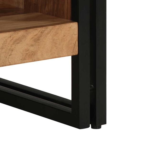 Couchtisch 50x50x38 cm Massivholz Akazie