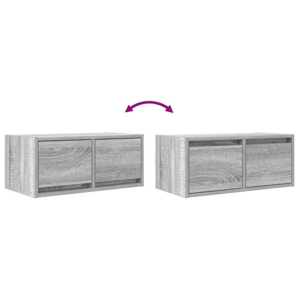 TV-Schrank Grau Sonoma 60x31x25,5 cm Holzwerkstoff