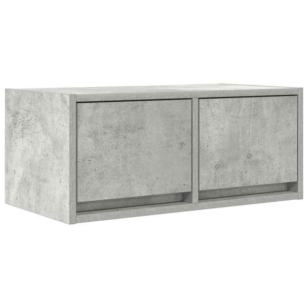 TV-Schränke 2 Stk. Betongrau 60x31x25,5 cm Holzwerkstoff