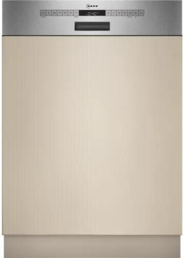 ARDEBO.de Neff S145ECS15E N50 Vollintegrierter Geschirrspüler, 60 cm breit, 14 Maßgedecke, AquaStop, Kindersicherung, 6 Programme, Flex Besteckschublade, Home Connect, Edelstahl