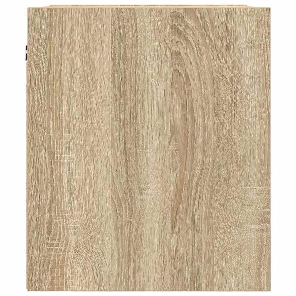 Wand-Nachttische 2 Stk. Sonoma-Eiche 38x34x40 cm