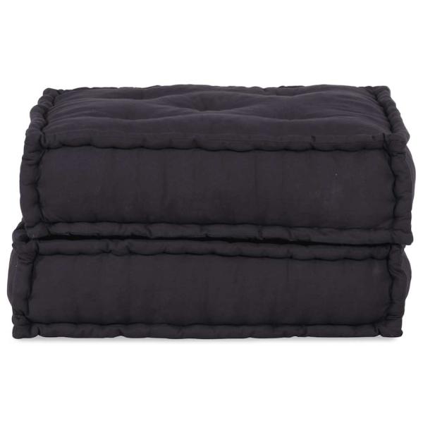 Pouf Modular Anthrazit 70x70x36 cm Stoff