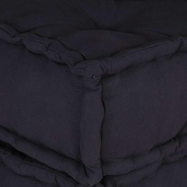 Pouf Modular Anthrazit 70x70x54 cm Stoff