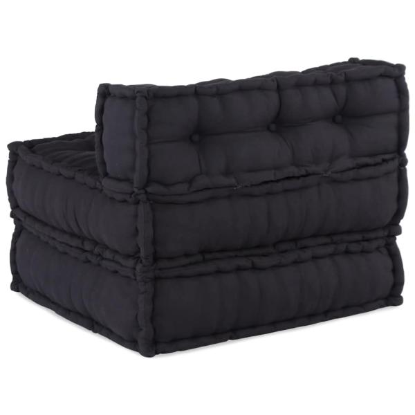 Pouf Modular Anthrazit 70x70x54 cm Stoff