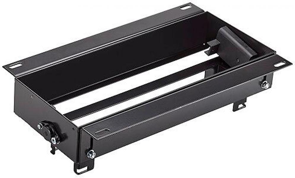 ARDEBO.de Bachmann TOP FRAME Einbaurahmen Untertischeinbau, 4-fach, ohne Deckel, schwarz (925.100)