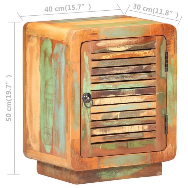 Nachttisch 40x30x50 cm Altholz Massiv