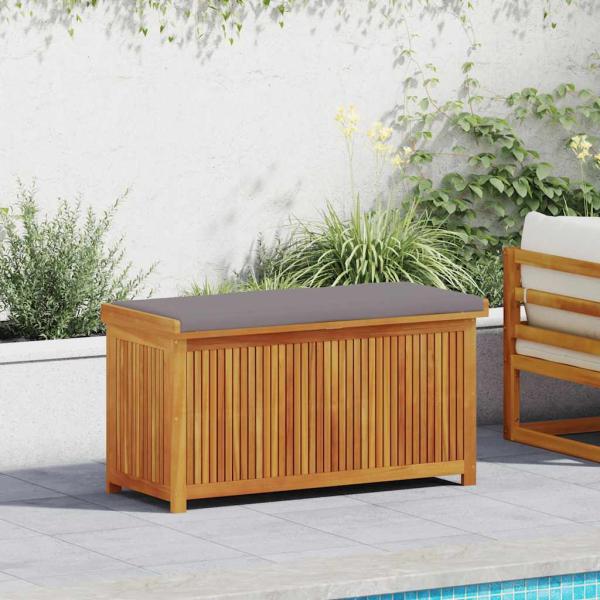 ARDEBO.de - Outdoor-Kissenbox 113x50x60,5 cm Massivholz Akazie