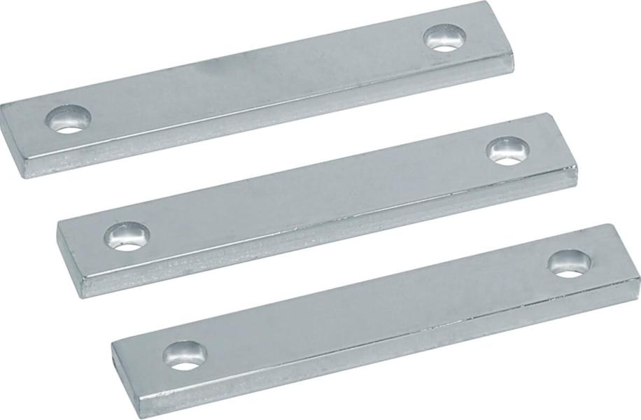 ARDEBO.de Hager UM30V4 3xCu-Schiene Set, universal, Wandlerlasche, 30x10x170mm verzinnt