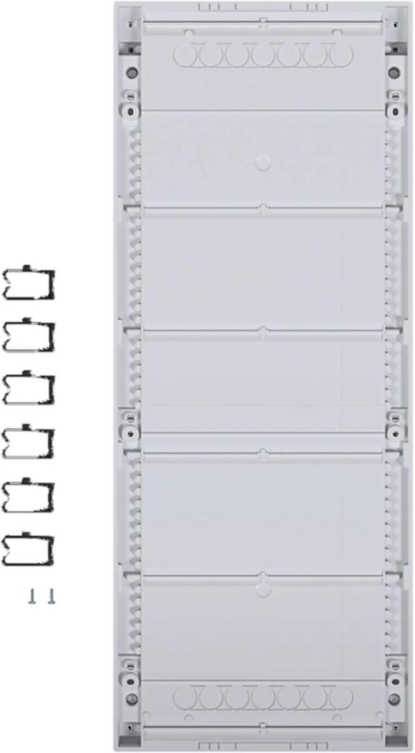Hager VA60CN Kleinverteiler Volta, Aufputz, 5x12PLE, IP30, ohne Tür, QuickConnect, weiß