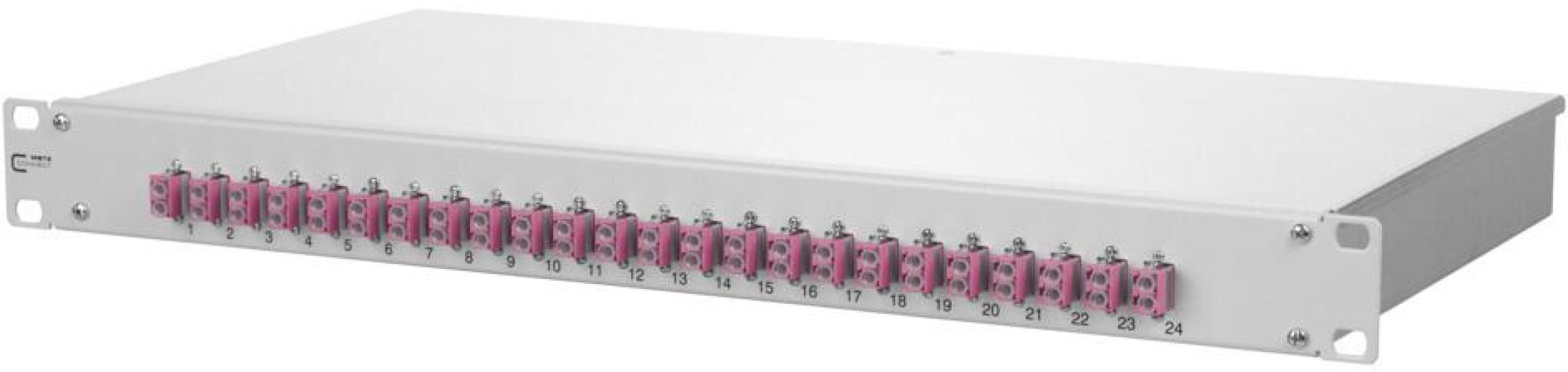 ARDEBO.de Metz Connect OpDAT fix splice 24xLC-D OM4 Patchfeld (1502577524-E)