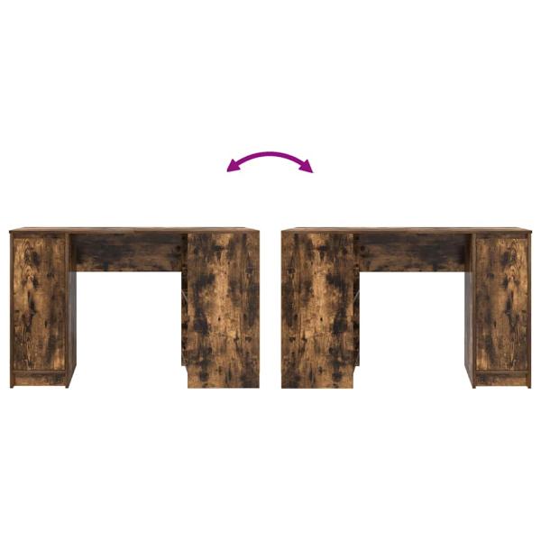 Schreibtisch Räuchereiche 120x42x76 cm Holzwerkstoff