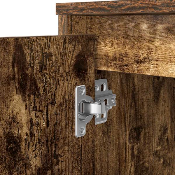 Schreibtisch Räuchereiche 120x42x76 cm Holzwerkstoff