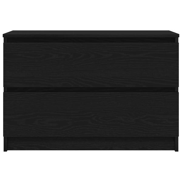 TV-Schrank Schwarz 80x35x54 cm Holzwerkstoff