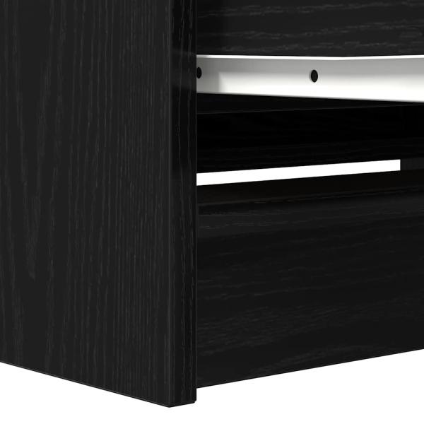 TV-Schrank Schwarz 80x35x54 cm Holzwerkstoff