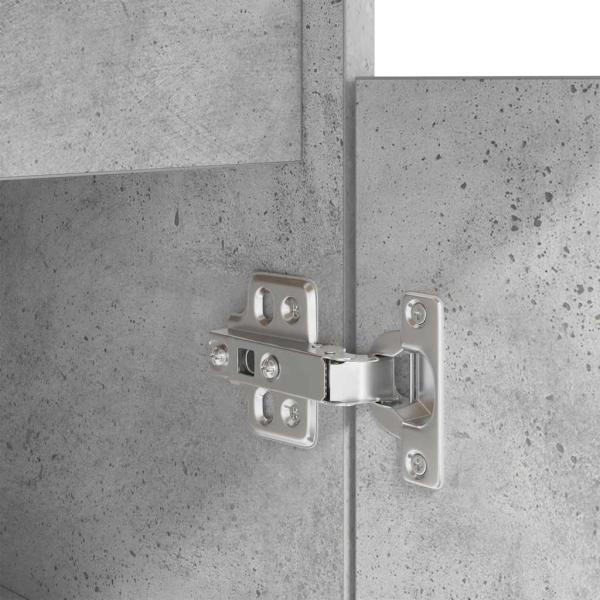 Schreibtisch Betongrau 86x49x76 cm Holzwerkstoff