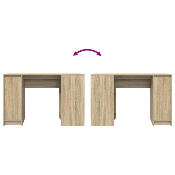 Schreibtisch Sonoma-Eiche 120x42x76 cm Holzwerkstoff