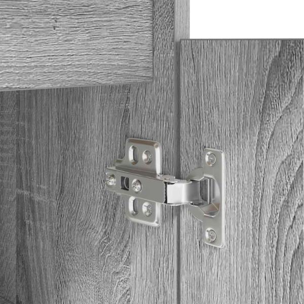 Schreibtisch Grau Sonoma 86x49x76 cm Holzwerkstoff