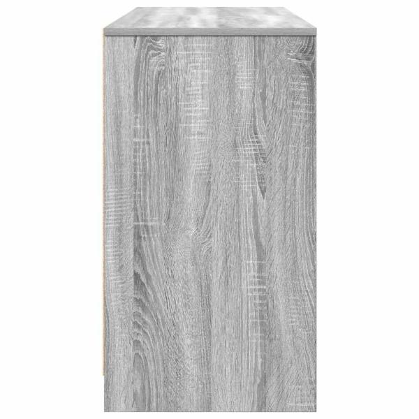 Schreibtisch Grau Sonoma 120x42x76 cm Holzwerkstoff