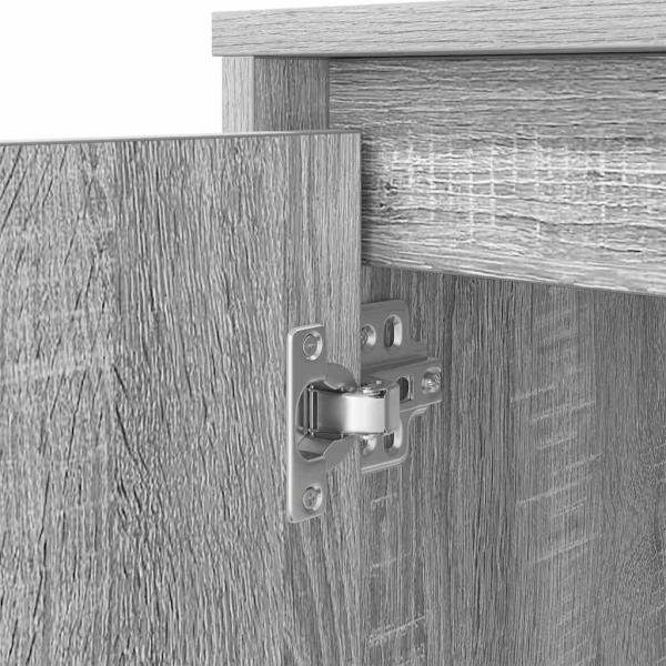 Schreibtisch Grau Sonoma 120x42x76 cm Holzwerkstoff