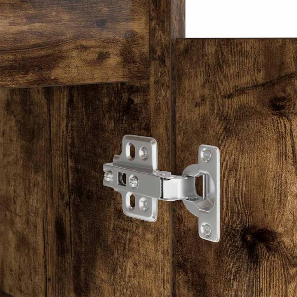 Schreibtisch Räuchereiche 86x49x76 cm Holzwerkstoff