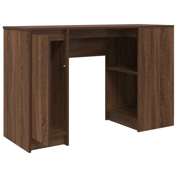 Schreibtisch Braun Eichen-Optik 120x42x76 cm Holzwerkstoff
