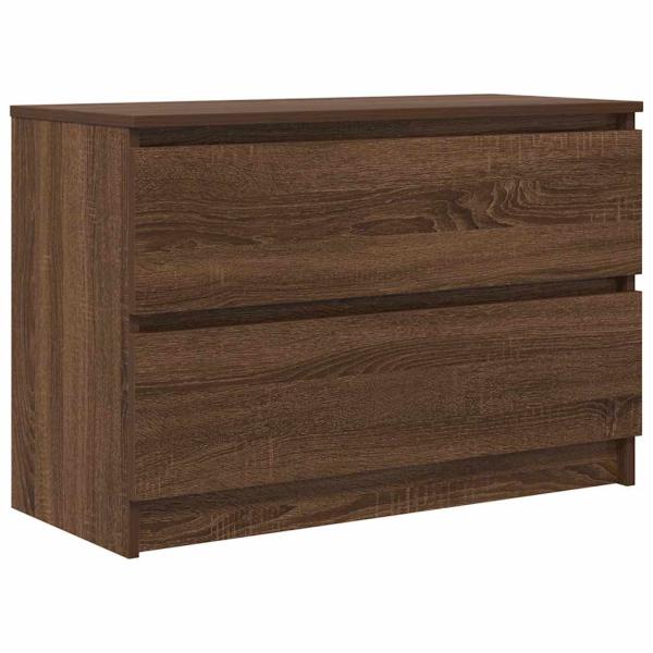 TV-Schrank Braun Eichen-Optik 80x35x54 cm Holzwerkstoff