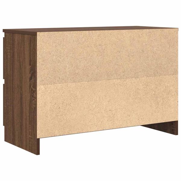 TV-Schrank Braun Eichen-Optik 80x35x54 cm Holzwerkstoff