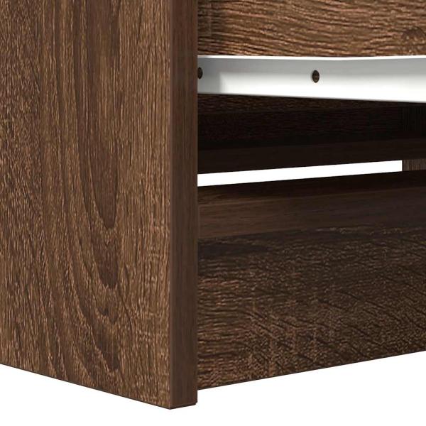 TV-Schrank Braun Eichen-Optik 80x35x54 cm Holzwerkstoff