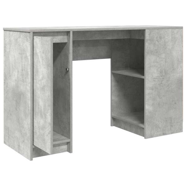 Schreibtisch Betongrau 120x42x76 cm Holzwerkstoff