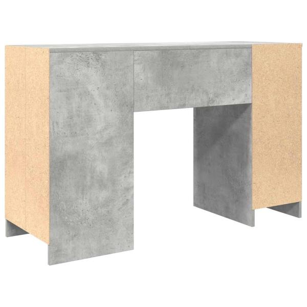 Schreibtisch Betongrau 120x42x76 cm Holzwerkstoff