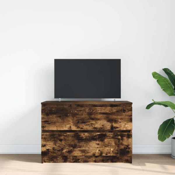 TV-Schrank Räuchereiche 80x35x54 cm Holzwerkstoff