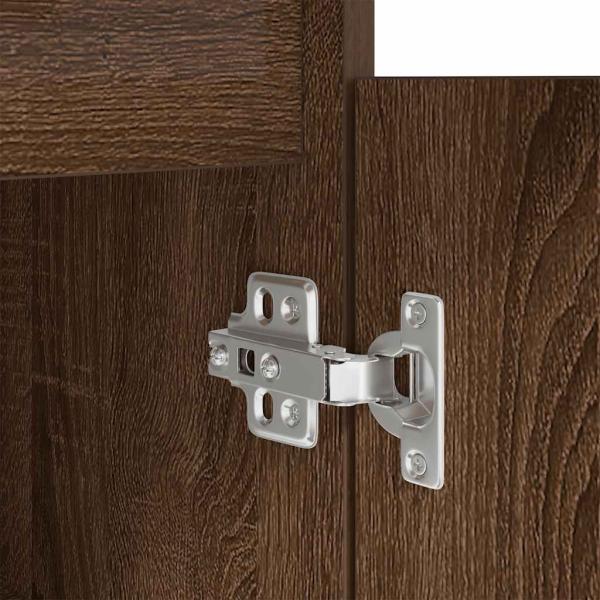 Schreibtisch Braun Eichen-Optik 86x49x76 cm Holzwerkstoff