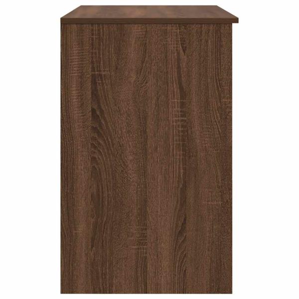 Schreibtisch Braun Eichen-Optik 86x49x76 cm Holzwerkstoff