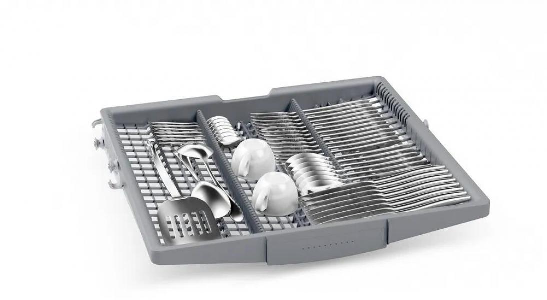Bosch SMV4EVX08E Serie 4 Vollintegrierter Geschirrspüler, 60 cm breit, 14 Maßgedecke, Efficient Dry, VarioFlex-Körbe, Info Light, Aqua Stop