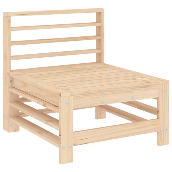 6-tlg. Garten-Lounge-Set Massivholz Kiefer