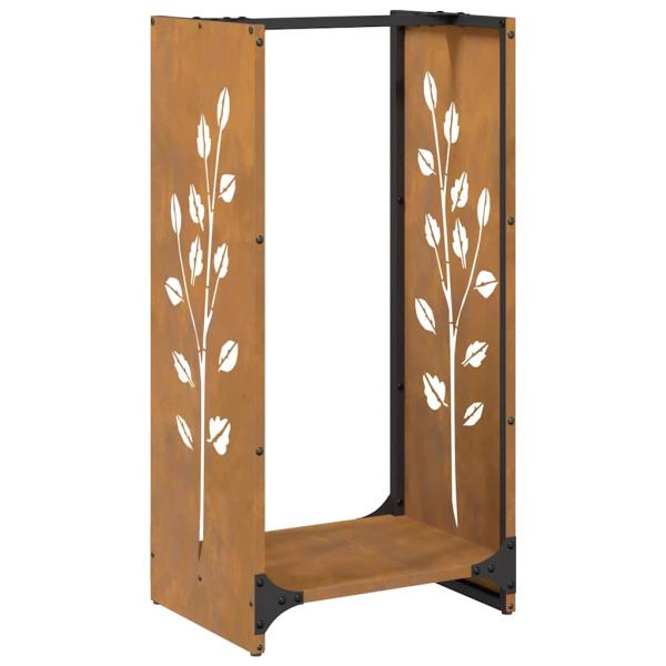 Brennholzregal 40x30x80 cm Wetterfester Stahl