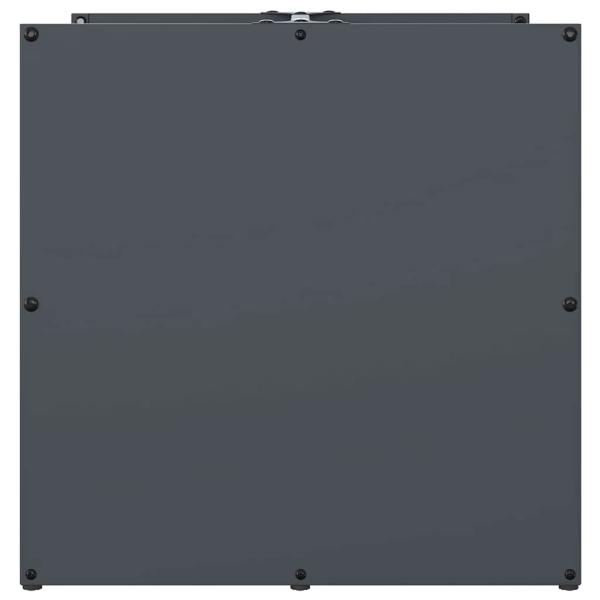 Brennholzregal Anthrazit 40x40x40 cm Kaltgewalzter Stahl