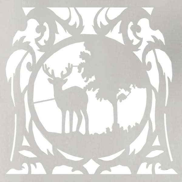 Brennholzregal 40x40x40 cm Edelstahl