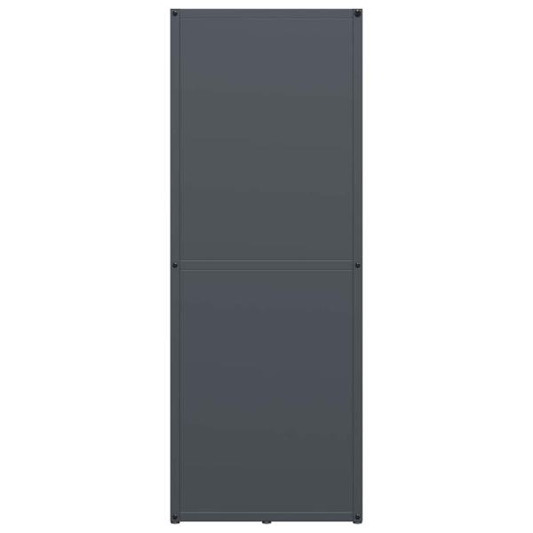 Brennholzregal Anthrazit 40x30x80 cm Kaltgewalzter Stahl