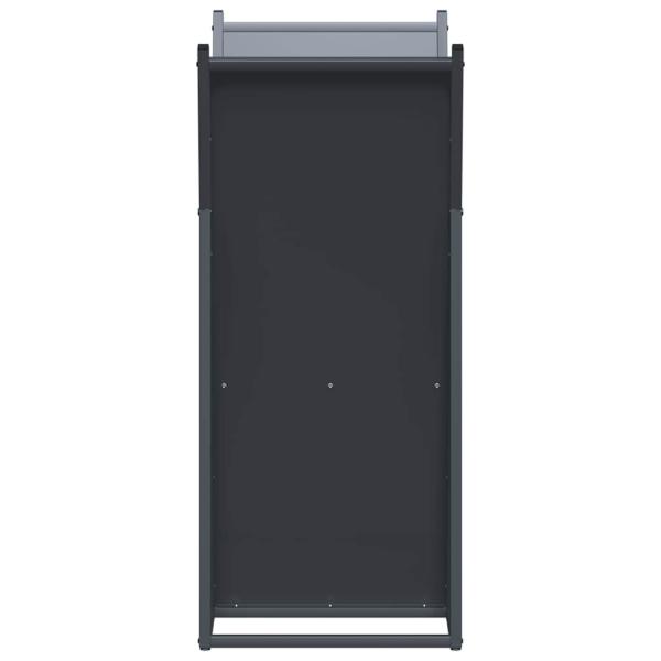 Brennholzregal Anthrazit 69,5x35x81 cm Kaltgewalzter Stahl