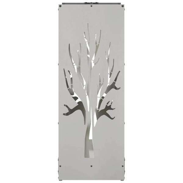 Brennholzregal 40x30x80 cm Edelstahl