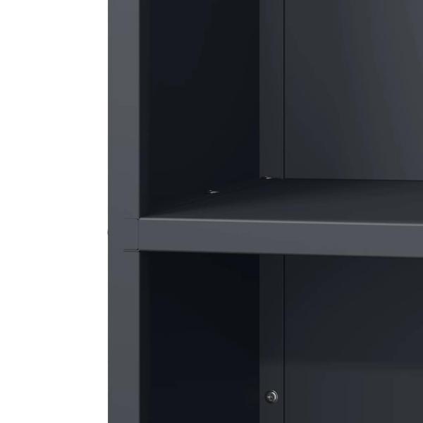 Brennholzregal Anthrazit 40x30x75 cm Kaltgewalzter Stahl