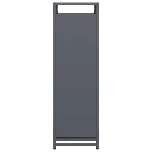 Brennholzregal Anthrazit 44x28x90 cm Kaltgewalzter Stahl